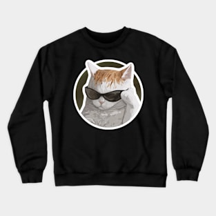 Cool cat round Crewneck Sweatshirt